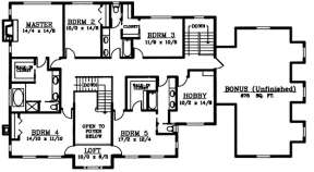 Floorplan 2 for House Plan #692-00118