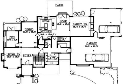 Floorplan 1 for House Plan #692-00119