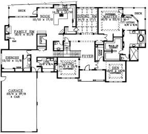 Floorplan 1 for House Plan #692-00120