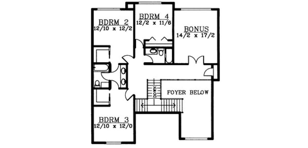 Floorplan 2 for House Plan #692-00120