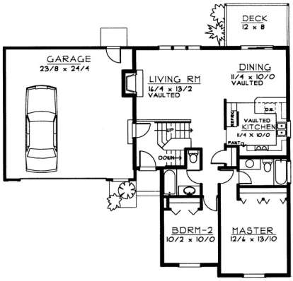 Floorplan 2 for House Plan #692-00124