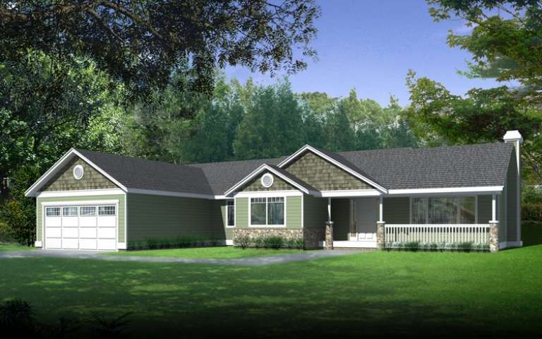 Country House Plan #692-00125 Elevation Photo