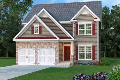 4 Bed, 2 Bath, 2228 Square Foot House Plan - #009-00046