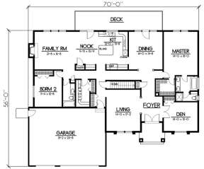 Floorplan 2 for House Plan #692-00127