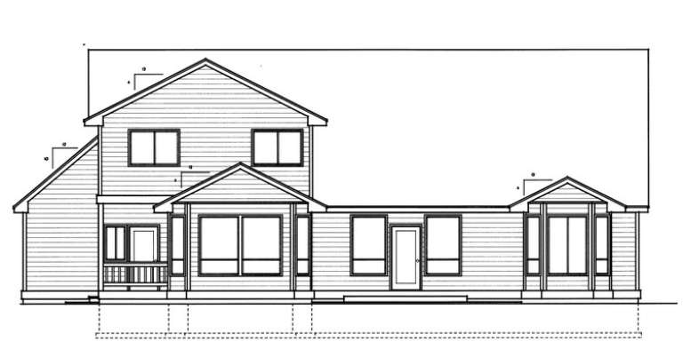Traditional House Plan #692-00133 Elevation Photo