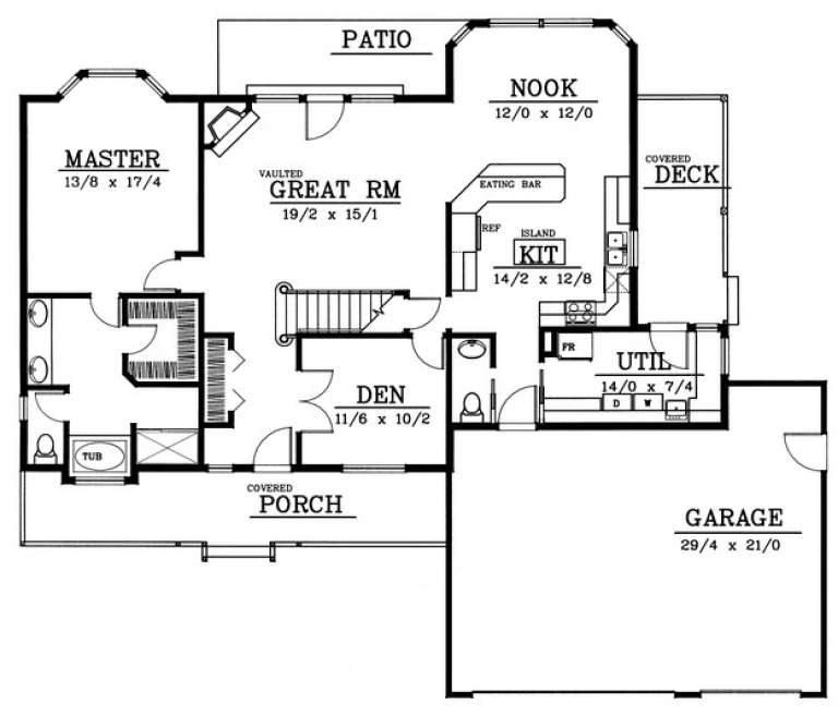 House Plan House Plan #6307 Drawing 1