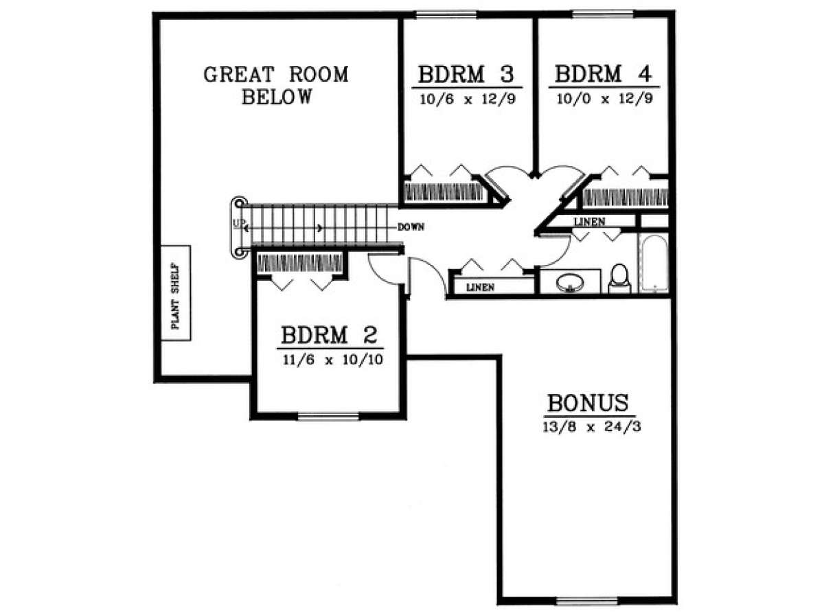 Floorplan 2 for House Plan #692-00133