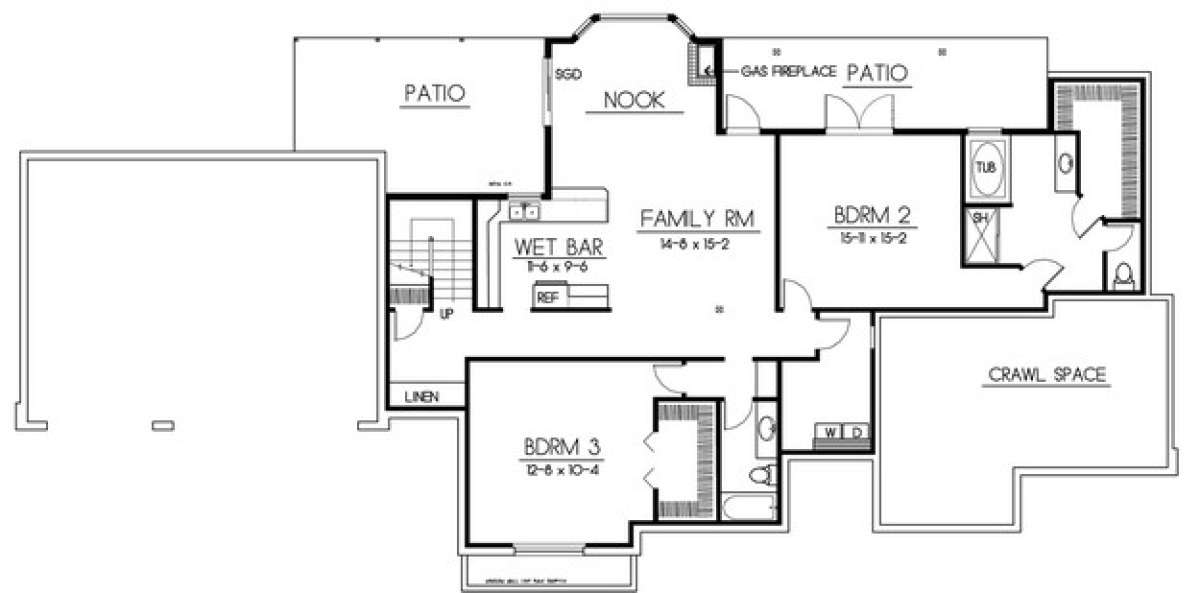 Floorplan 1 for House Plan #692-00135