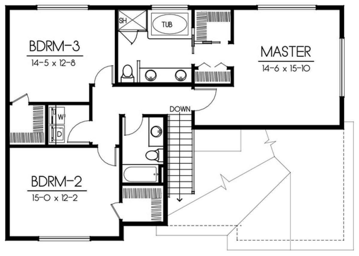 Floorplan 2 for House Plan #692-00137