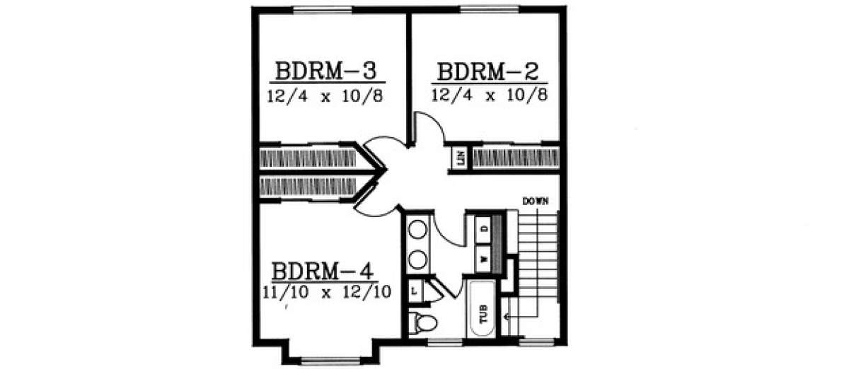 Floorplan 2 for House Plan #692-00138
