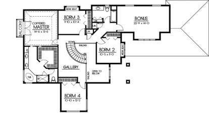 Floorplan 2 for House Plan #692-00140