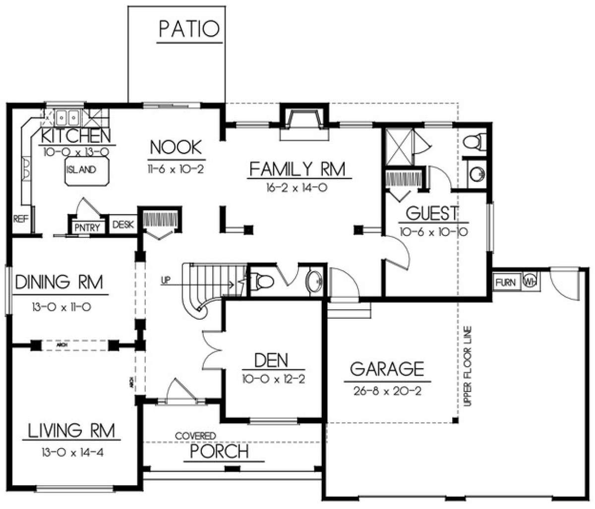 Floorplan 1 for House Plan #692-00142