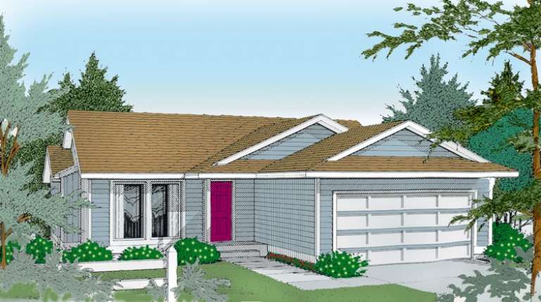 Country House Plan #692-00147 Elevation Photo