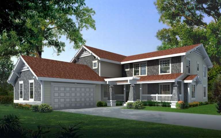 House Plan House Plan #6329 Front Elevation