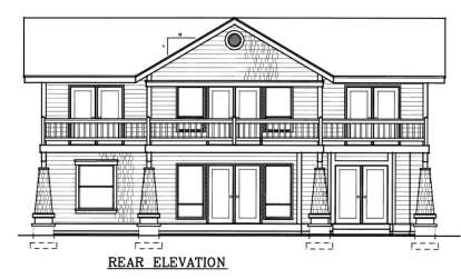 Early American House Plan #692-00155 Elevation Photo