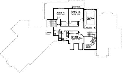 Floorplan 2 for House Plan #692-00156
