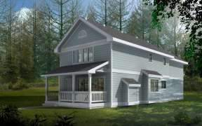 Bungalow House Plan #692-00158 Elevation Photo