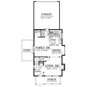Floorplan 1 for House Plan #692-00158