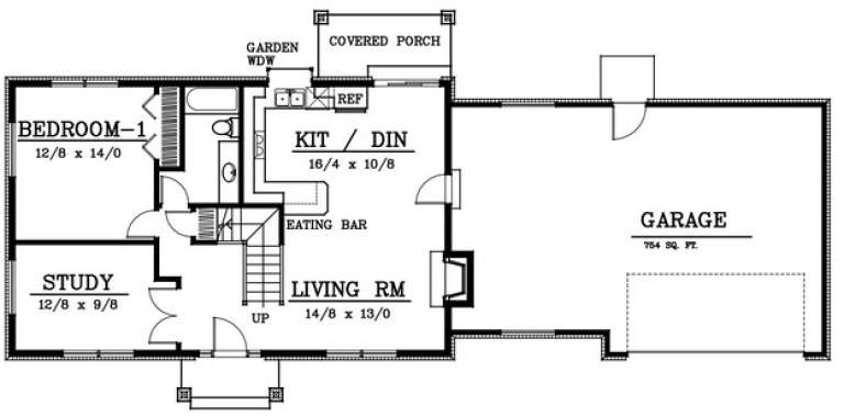 House Plan House Plan #6333 Drawing 1