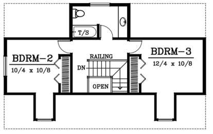 Floorplan 2 for House Plan #692-00159