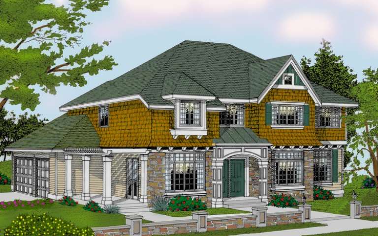 House Plan House Plan #6334 Front Elevation