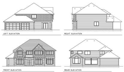Cottage House Plan #692-00160 Elevation Photo