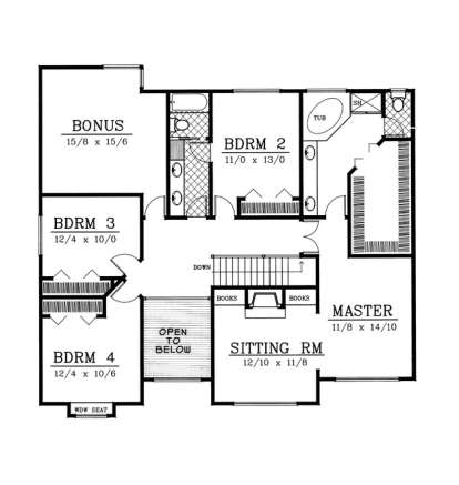 Floorplan 2 for House Plan #692-00160
