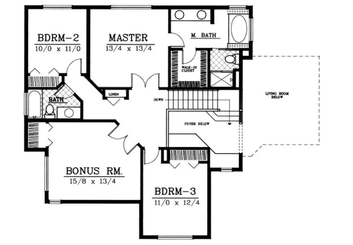 Floorplan 2 for House Plan #692-00161