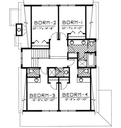 Floorplan 2 for House Plan #692-00162