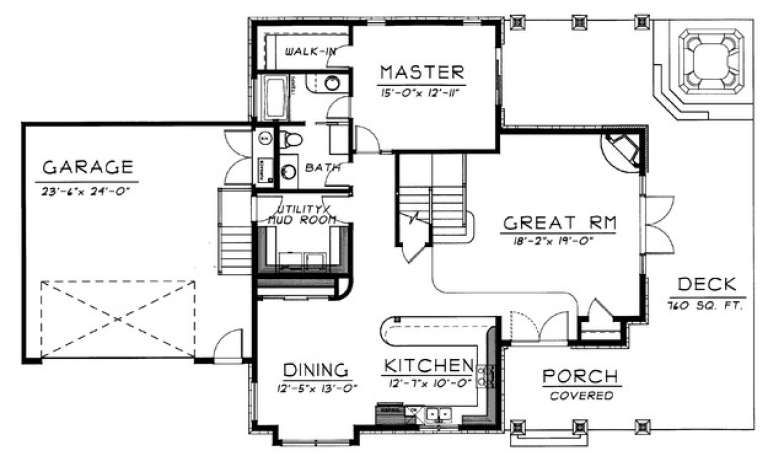 House Plan House Plan #6337 Drawing 1