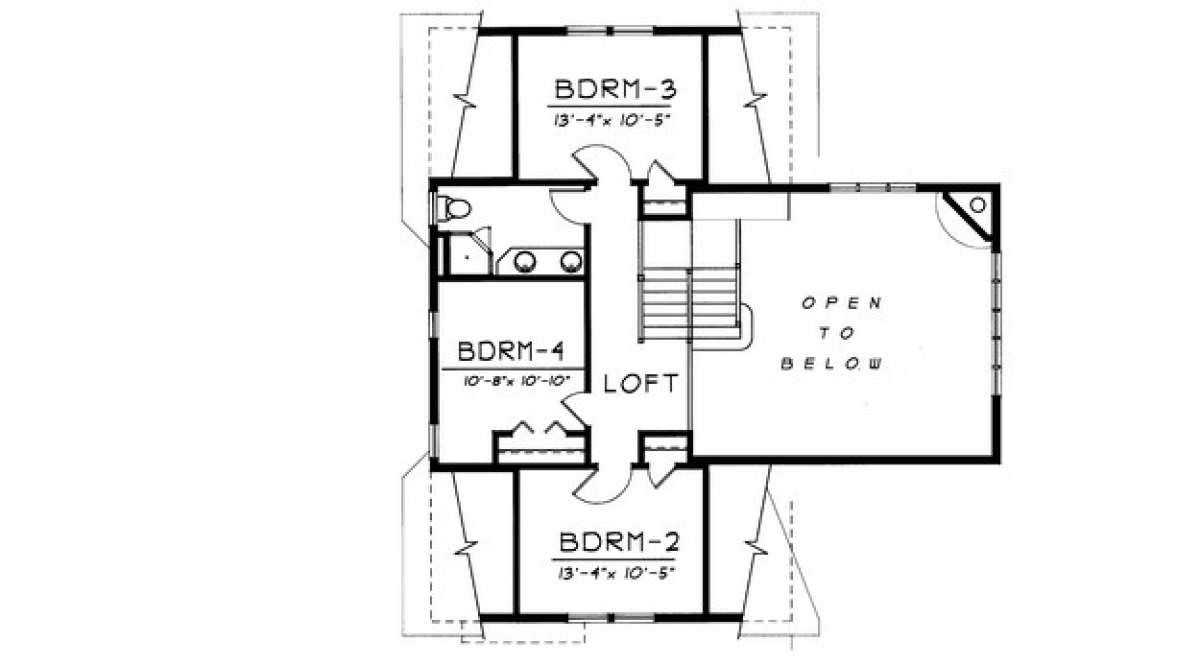 Floorplan 2 for House Plan #692-00163