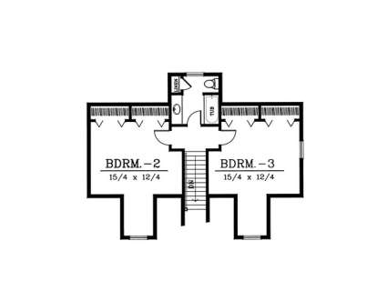 Floorplan 2 for House Plan #692-00164
