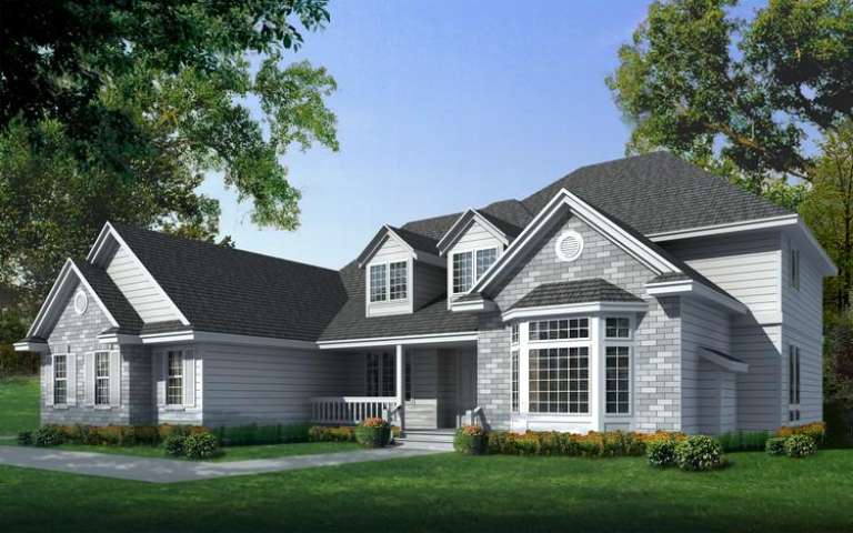 House Plan House Plan #6340 Front Elevation