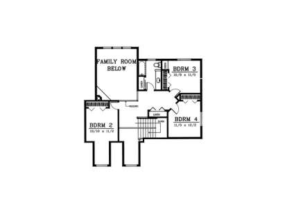 Floorplan 2 for House Plan #692-00166