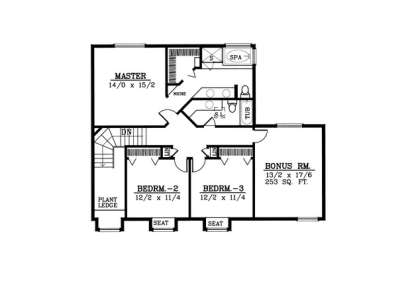Floorplan 2 for House Plan #692-00167