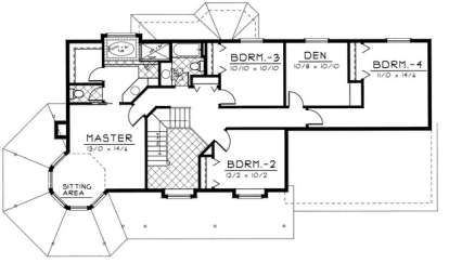 Floorplan 2 for House Plan #692-00170