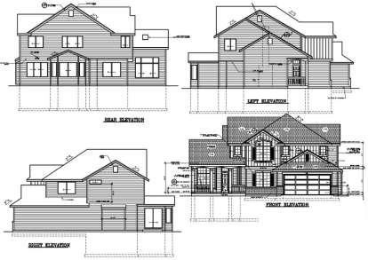 Country House Plan #692-00171 Elevation Photo