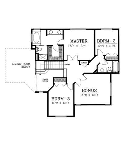 Floorplan 2 for House Plan #692-00171