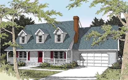 Country House Plan #692-00172 Elevation Photo