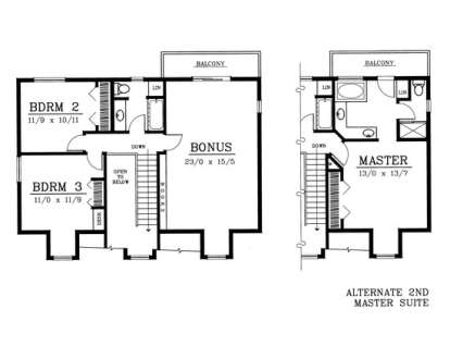 Floorplan 2 for House Plan #692-00172