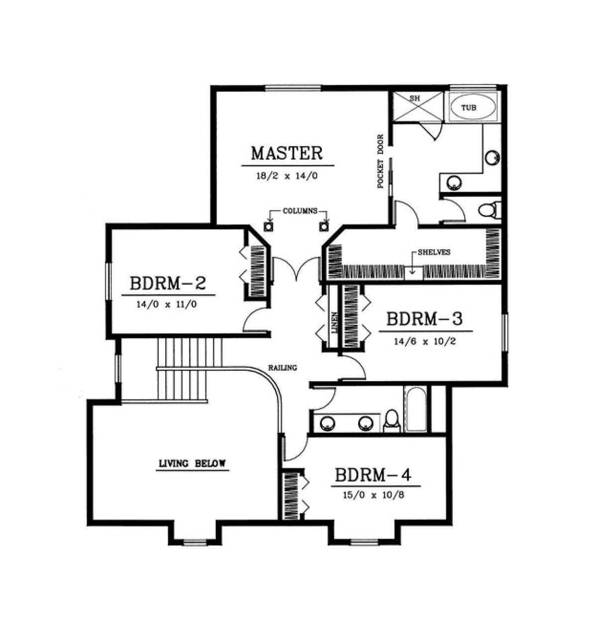 Floorplan 2 for House Plan #692-00173