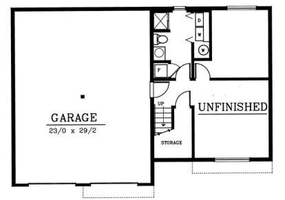 Floorplan 1 for House Plan #692-00176