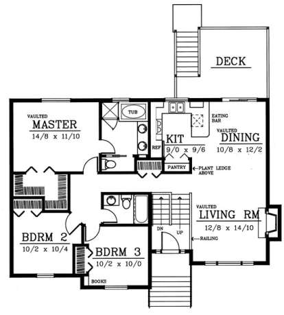 Floorplan 2 for House Plan #692-00176