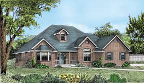 Traditional House Plan #692-00177 Elevation Photo