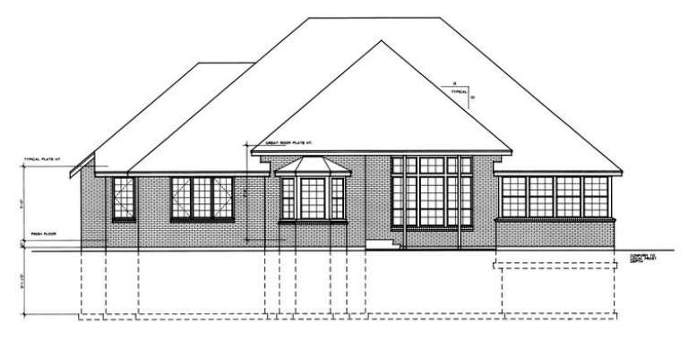 Southern House Plan #692-00178 Elevation Photo