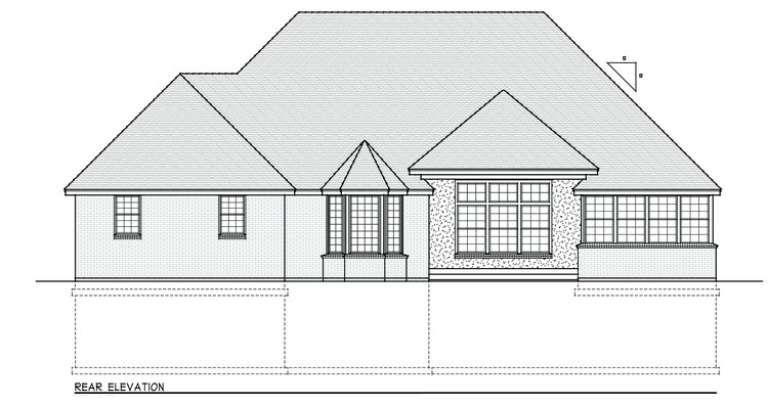 Country House Plan #692-00179 Elevation Photo