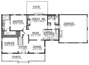 Floorplan 1 for House Plan #692-00180
