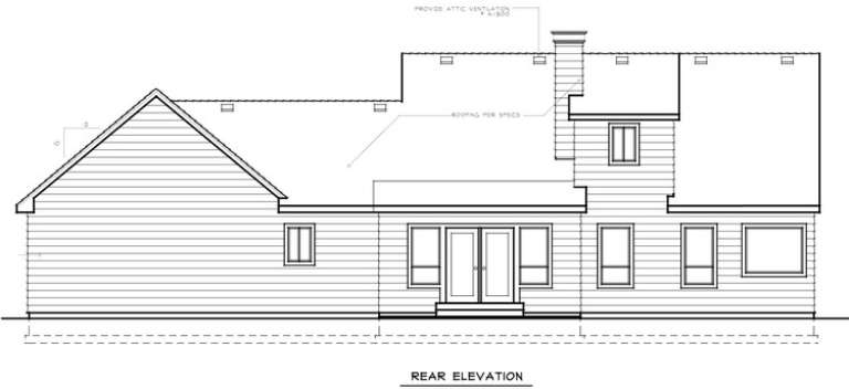 Farmhouse House Plan #692-00181 Elevation Photo