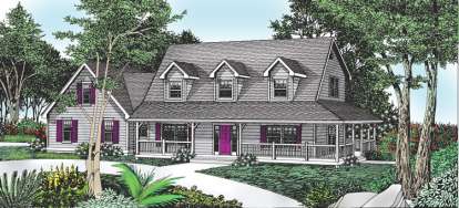 4 Bed, 2 Bath, 2487 Square Foot House Plan - #692-00183