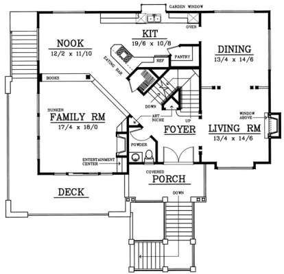 Floorplan 2 for House Plan #692-00185